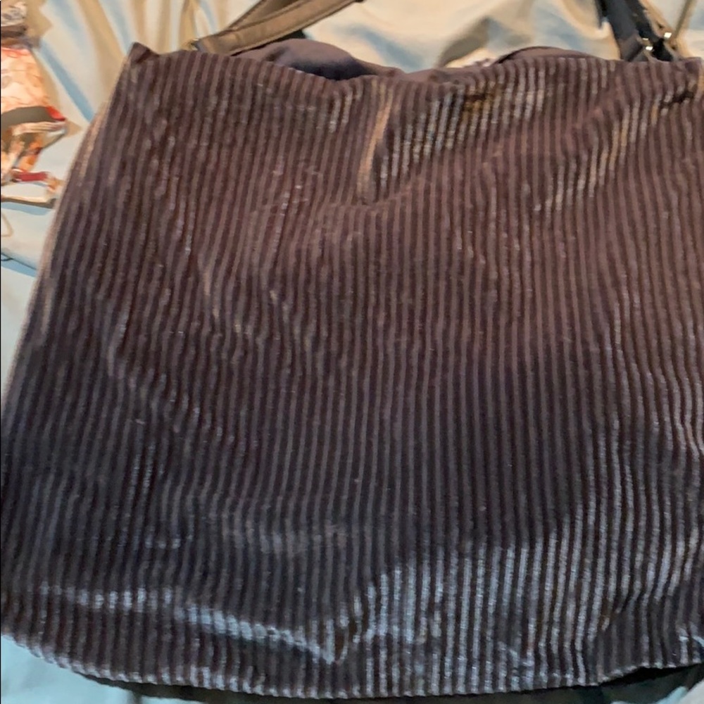 Slouchy velvet bag